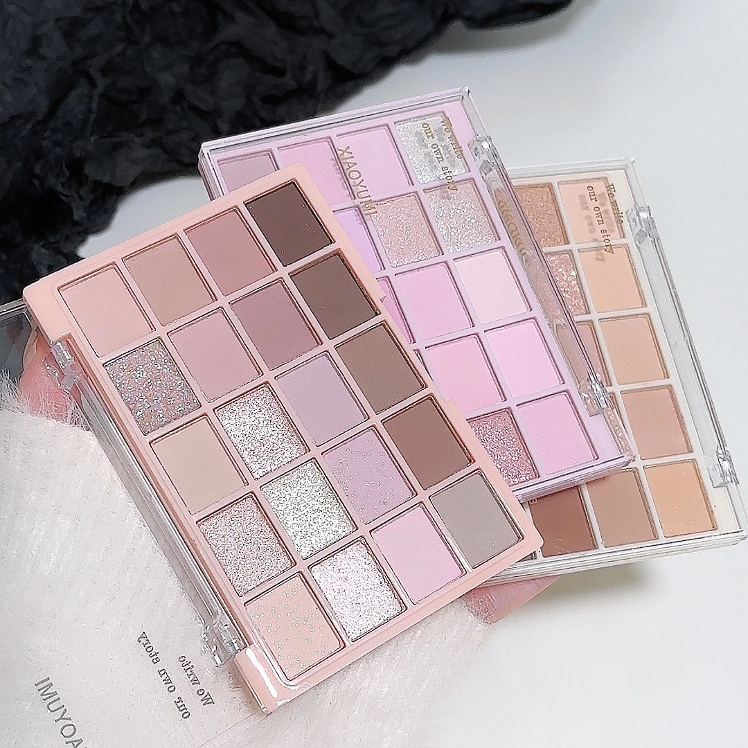 20-color eye shadow tray, cigarette powder, rose tray, warm and warm, and the atmosphere is tender and the powder is not flying 6