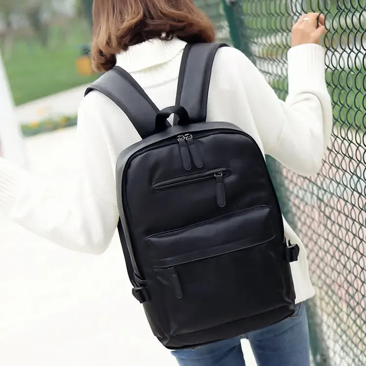 Termelőüzem backpacks számára férfiak Vízhatlan esőköpény Plutónium bőrből Notebook Zsák Messzemenő kapacitású USB töltés Hátiszák Apaállat Divat bagpack