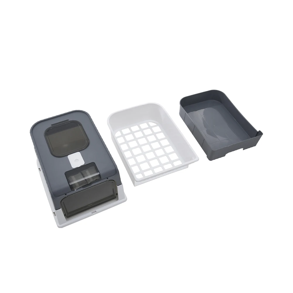 Tieker fully enclosed UV sterilizing cat litter box top entry splash-proof cat toilet large capacity : uk Stock, 4 Days Free Delivery, & No Order Amount limit