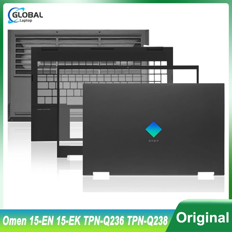 Nuovo Originale Per Hp Omen 15-En 15-Ek 15-En0013Dx Tpn-Q236 Tpn-Q238 Laptop Lcd Cover Posteriore Lunetta Anteriore Coperchio Posteriore Superiore