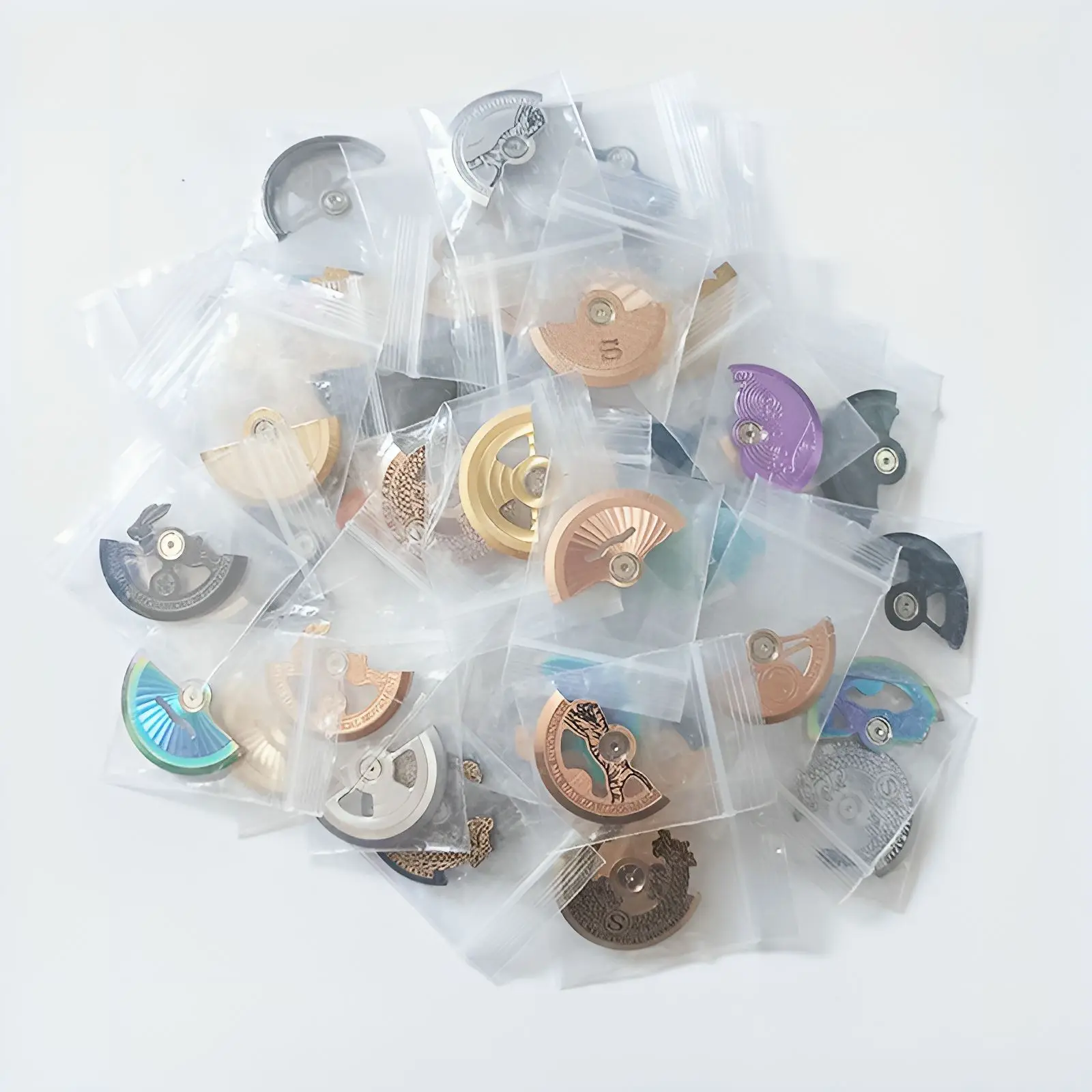Premium Gold and Blue Black Automatic Movement Rotor
