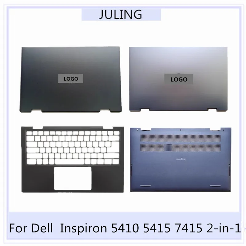 Laptop Top Case para Dell Inspiron em Lcd Tampa Traseira Palmrest Tampa Superior Caixa de Fundo 5410 5415 7415