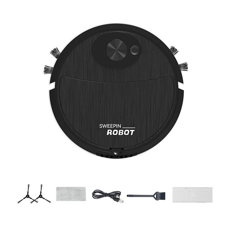 USB Sweeping Robot Vacuum Cleaner Mopping 3 In 1 Smart Wireless Dragging Cleaning Floor For Home Office
