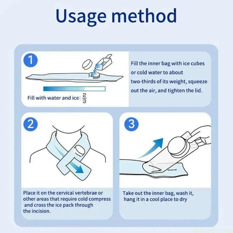 X90D 냉각 목 랩 여름 냉각 스카프 랩 남성용 재사용 가능한 목 쿨러 여성 캠핑 러닝 야외 스포츠