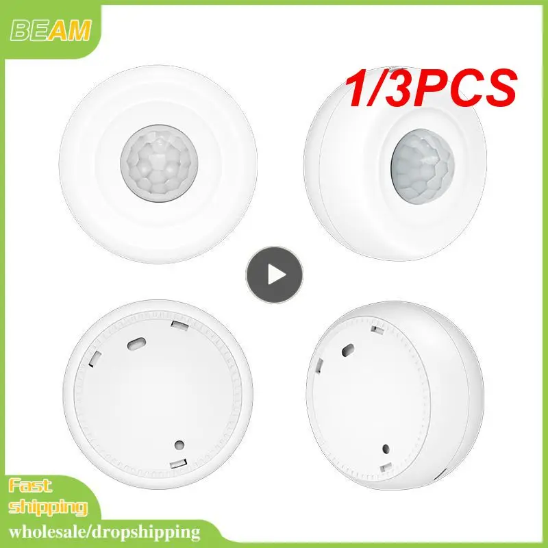 

1/3PCS Tuya ZigBee WiFi PIR Motion Sensor Wireless Infrared 360 Detector Security Anti-theft Alarm Human Body Sensor APP Remote