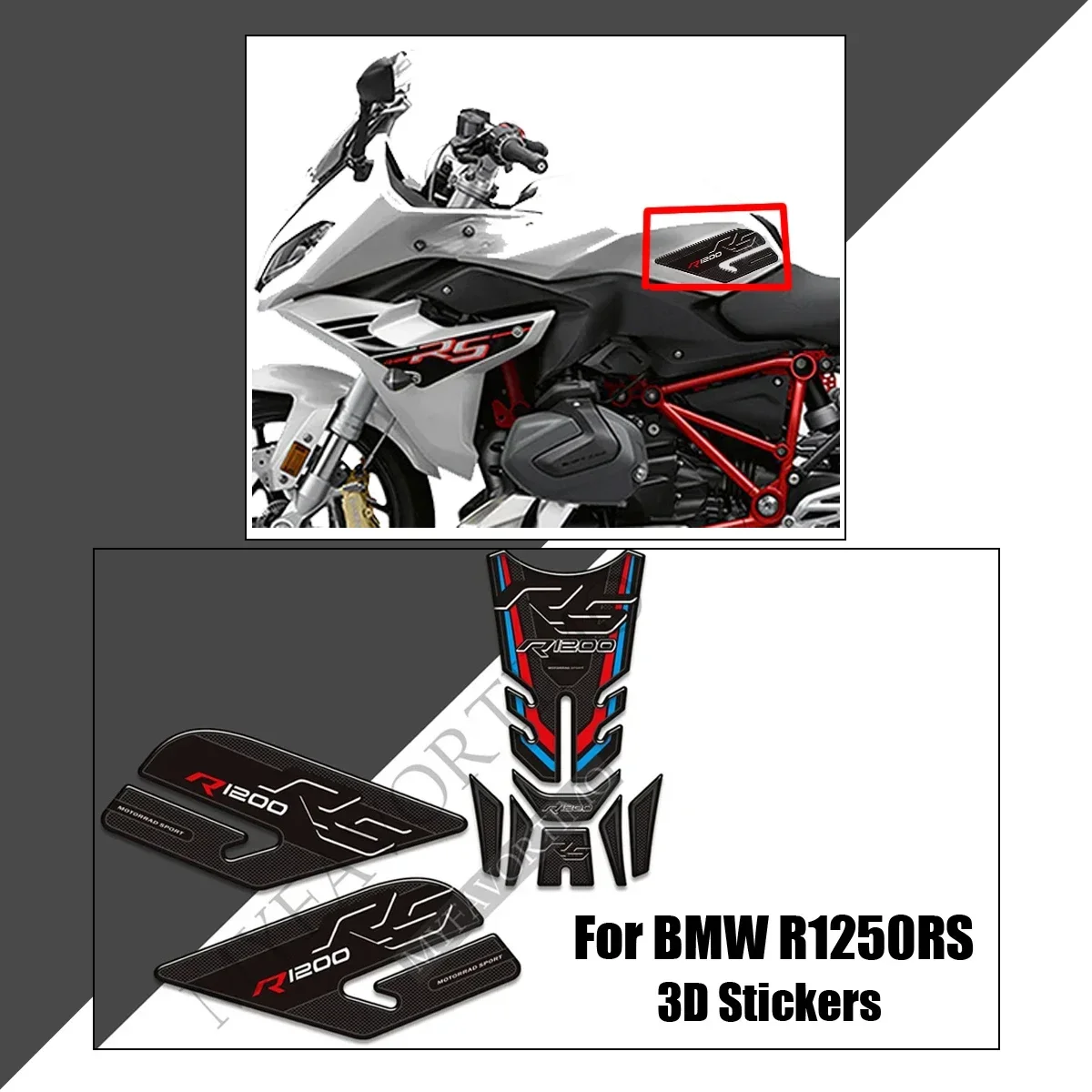 

Наклейки на Бак Мотоцикла BMW R1250RS R 1250 RS R1250, 2019 - 2022