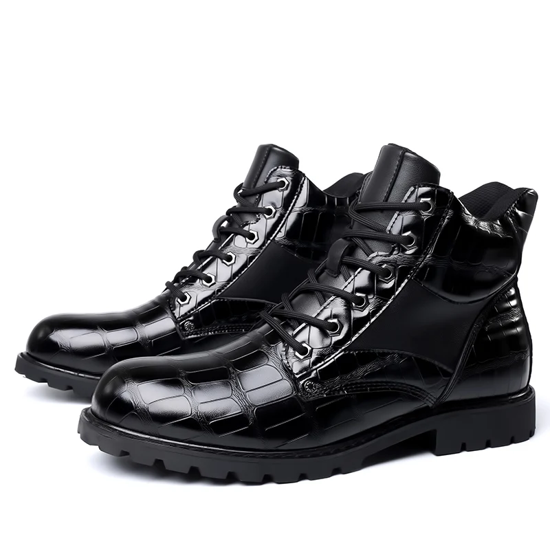 New Men's Comfortable Motorcycle Boots