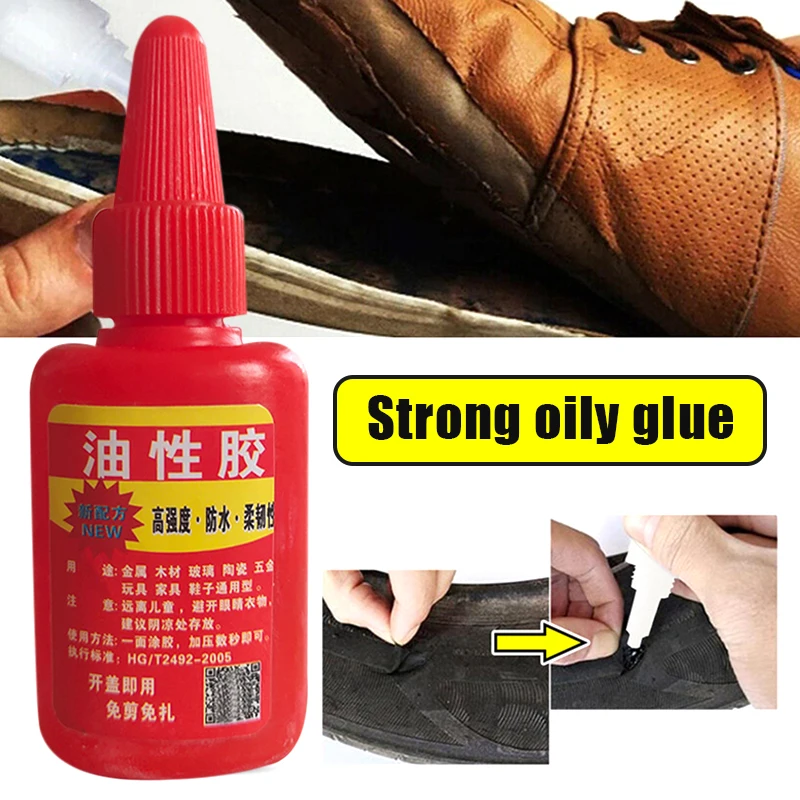 

Multi Purpose Strong Oily Glue 0.5 Fl Oz Adhesive Glue For Plastic Wood Metal Rubber Tire Repair Glue Soldering Agent Supplies