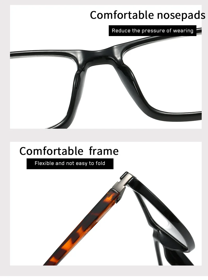 Kocolior Women's Full Rim Square Reading Glasses 5