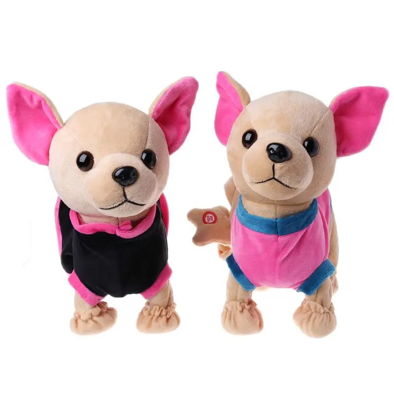 Electronic Pet Robot Dog Zipper Walking Singing Interactive Toy With Bag For Chi 5