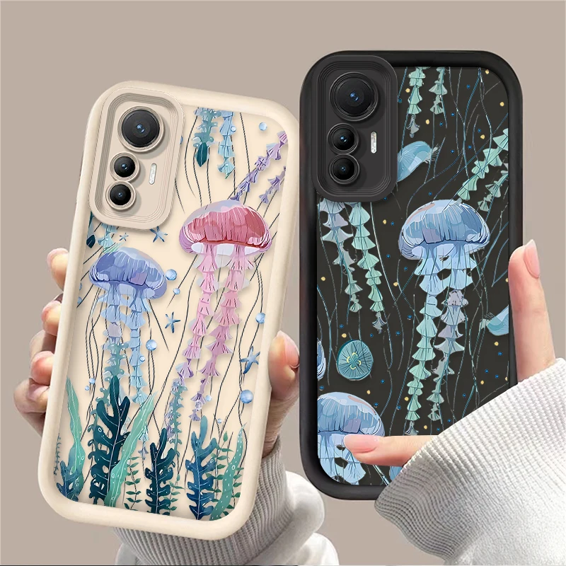 Fashion Pink Jellyfish Phone Case