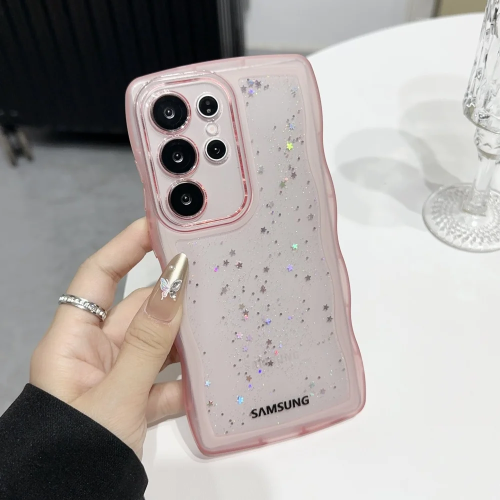 Star Sky Glitter Sequin Clear Silicone Phone Case Soft Cover