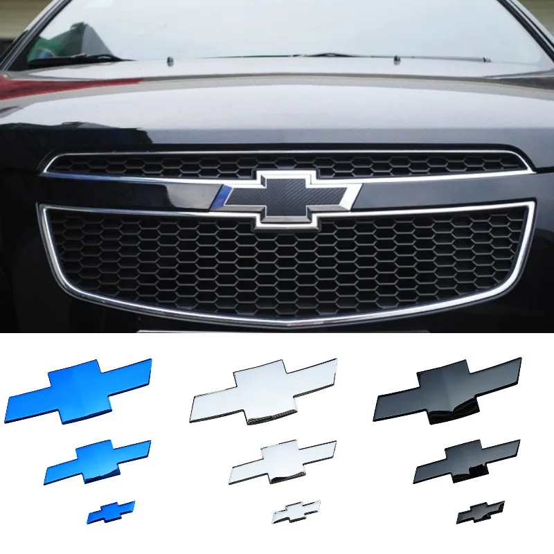 Автомобильная Передняя наклейка-значок для стайлинга Chevrolet Sail Sedan Trax Cruze Hatchback Malibu