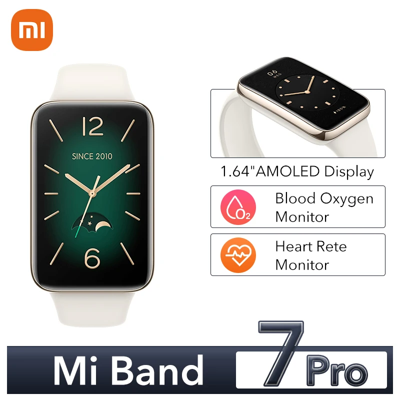 

Global Version Xiaomi Mi Band 7 Pro Smart Bracelet AMOLED Screen GPS Blood Oxygen Fitness Traker Waterproof Xiaomi Smart Band 7