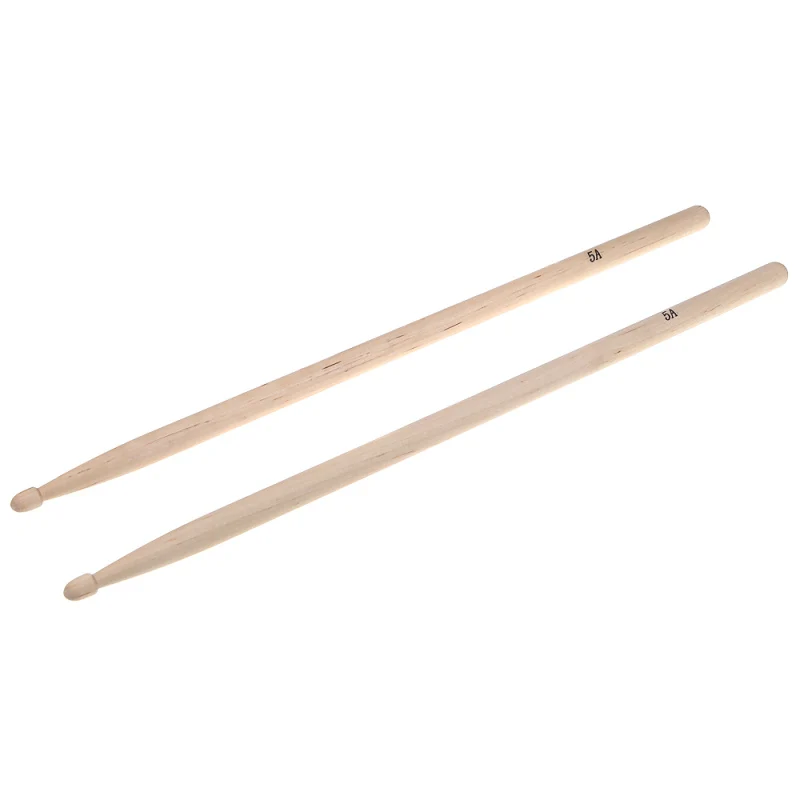 Drum Sticks Pair of 5A Maple Wood Drumsticks for Drum Set Lightweight Professional