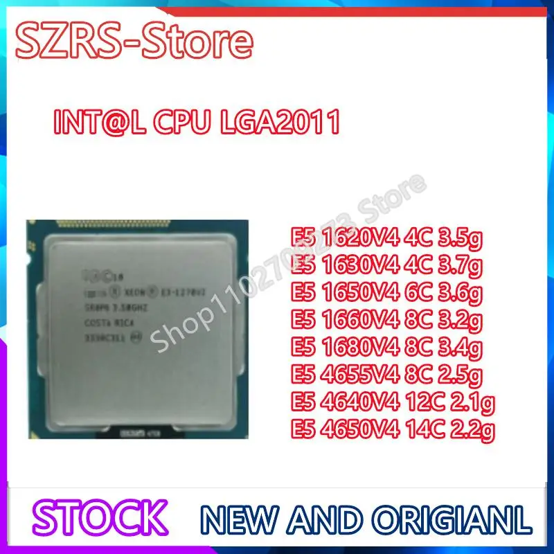 Int @ l E5 1620V4 1630 1650V4 1660V4 1680V4 4655V4 4640V4 4650V4