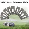 30PCS Grass Trimmer Blade Lawn Mower Replacement Trimmer Cutter Piece for Husqvarna Automower Garden Robotic Lawnmower Tools 6