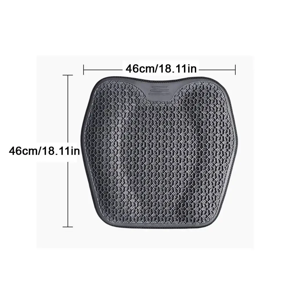 Car Gel Cooling Seat Cushion 3D Honeycomb Breathable Cool Car Home Office Chair Cushion Ventilation Sheet Car Accessories