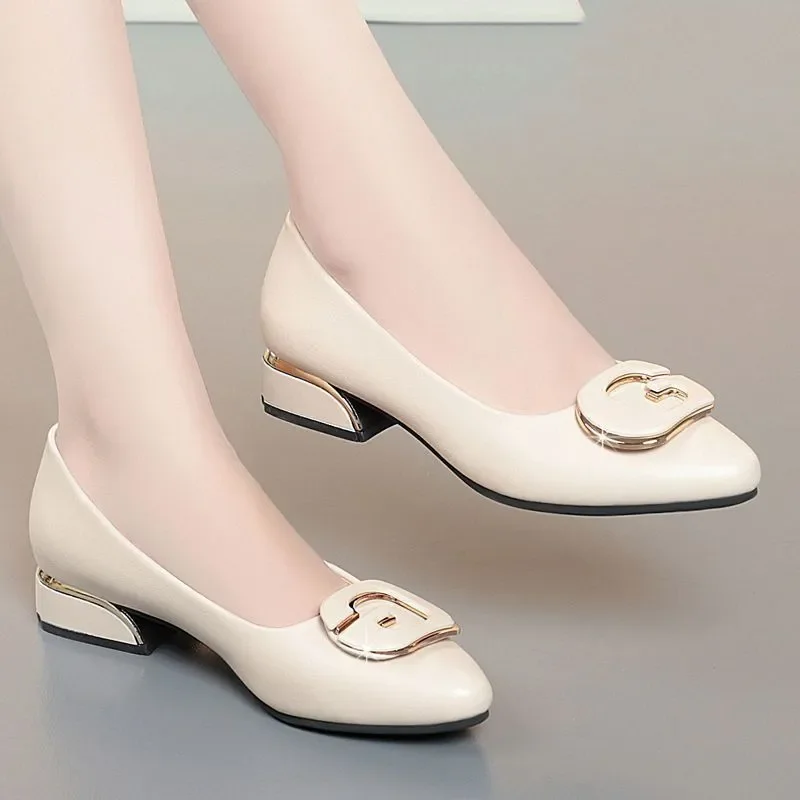 Women Fashion Sweet Light Weight Brown Spring Slip on Flat Shoes Lady Casual Black Pu Leather Office Loafers Zapatos Mujer B9646 4