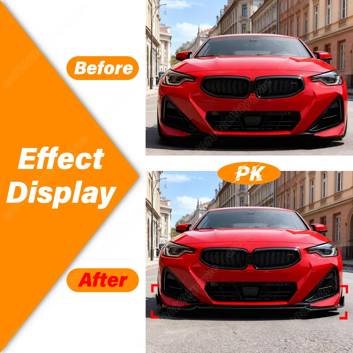 BMW 2 시리즈 G42 XDrive 쿠페 M 스포츠 2022 2023 2024 프론트 범퍼 립 턱 스포일러 스포츠 스플리터 자동차 액세서리 바디 키트