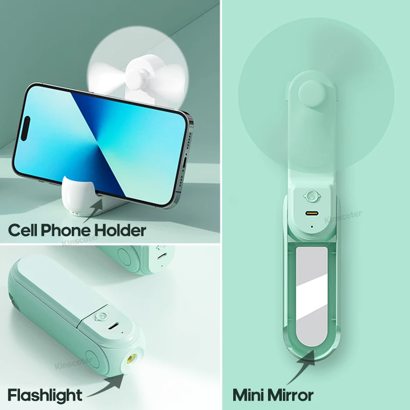 ޴  ̴ ڵ  USB 1200mAh  ڵ      Portable Fan Mini Handheld Fan USB 1200mAh Recharge Hand Held Sma
