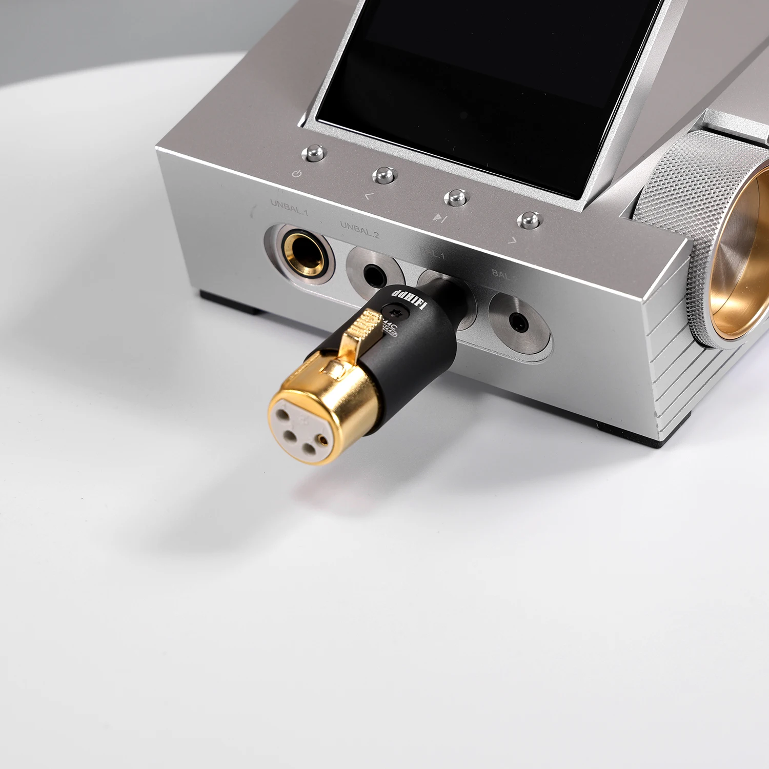 DD ddHiFi XLR44C Balanced XLR 4Pin to 4.4mm Adapter for Traditional XLR 4Pin Headphones Cables to 4.4mm Terminated Devices