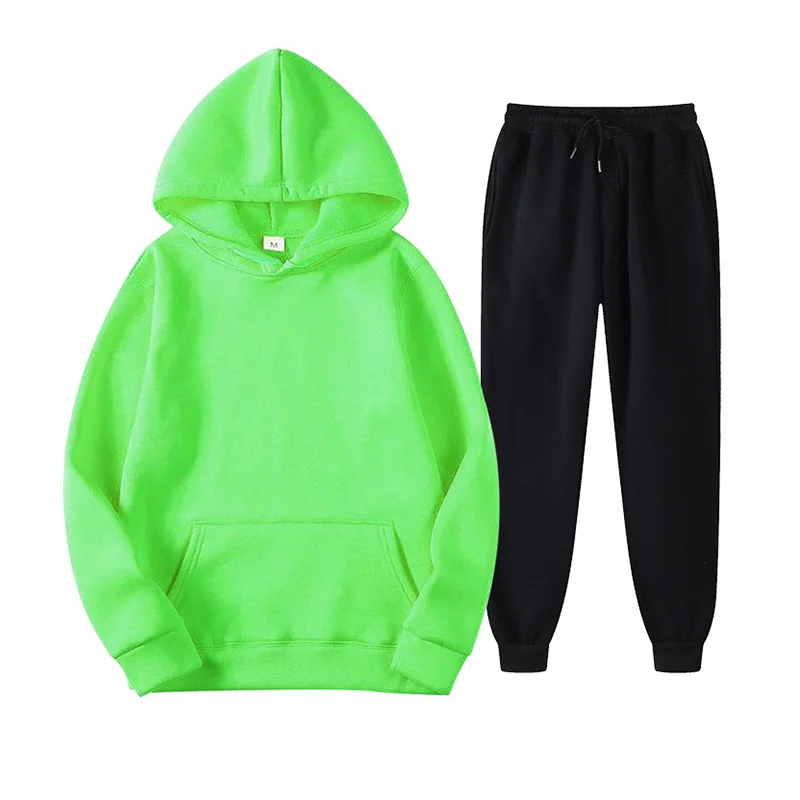 

2022 Spring and Autumn Casual Fleece Women's Sports Running Two-piece Set Can Customize The Samples and LOGO You Provide