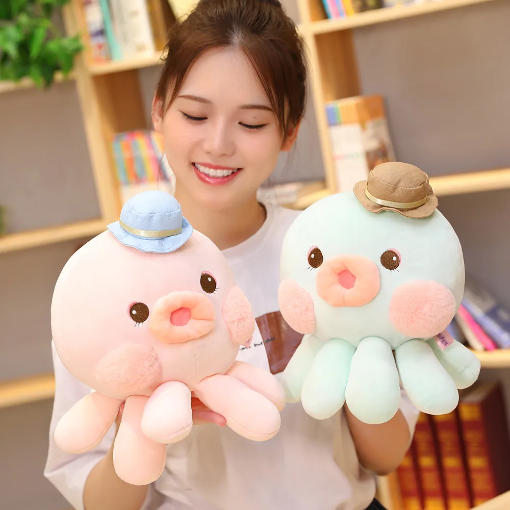 

20/30/40cm Creative Simulation Octopus Plush Toy Cartoon Soft Stuffed Animals Home Decor Cute Sea Animal Doll Kids Baby Gifts