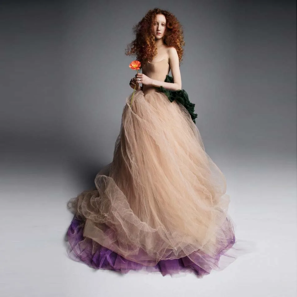 

Unique Women Skirts for Weddings 2 Colors Custom Made faldas Muti Layers Soft Tulle Long Maxi Skirt Fullness Elastic Waistband
