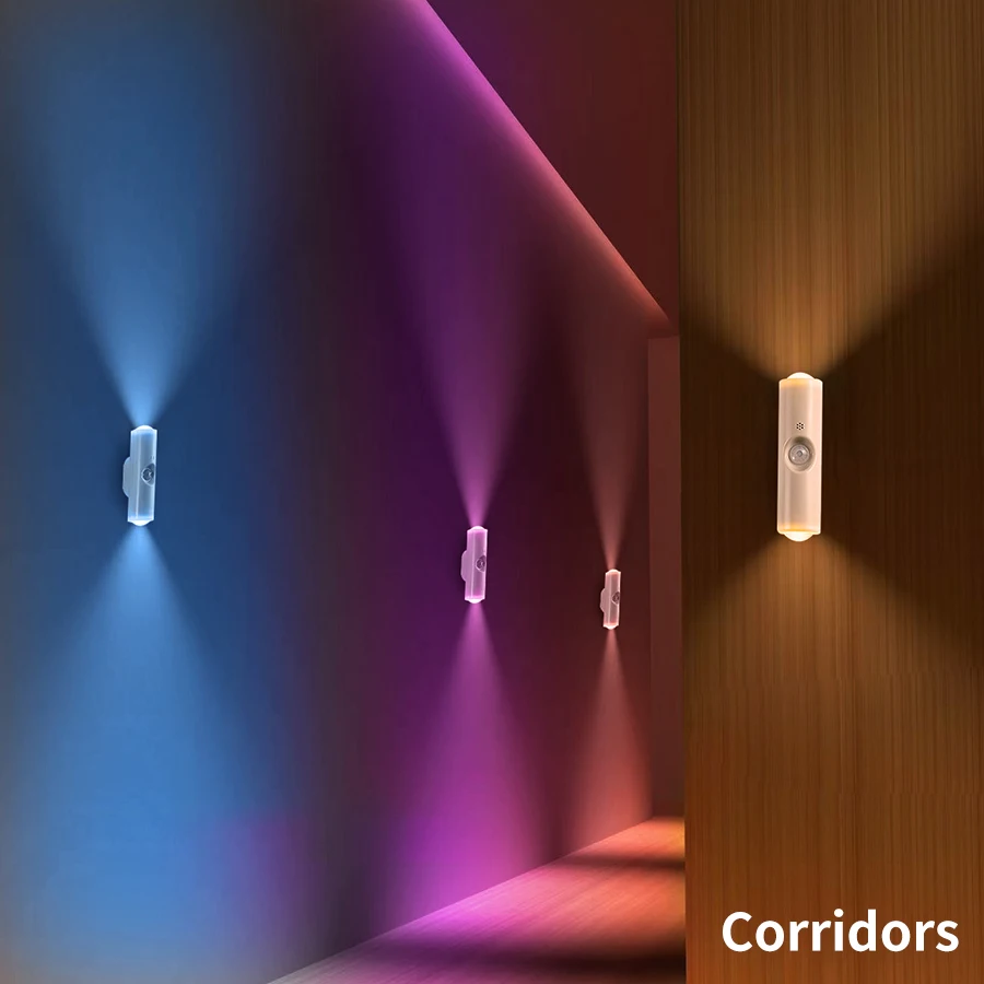 Magnetic Rechargeable LED Smart Light with Dimmable Gradient