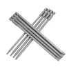150mm Magnetic Torx Screwdriver Bit 1/4'' Hex Shank T8/10/15/20/25/27/30/40 Plum Hollow Head For Electric Screwdriver Air Drill 5
