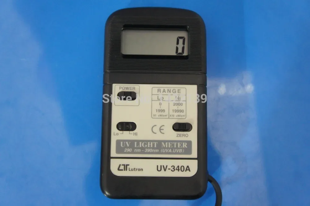UV-340A Pocket UV Light Meter | UVA & UVB Intensity Tester Portable Ultraviolet Radiometer detail image 3