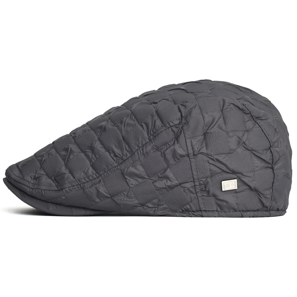 Winter Dicke Warme Zeitungsjunge Mütze Männer Frauen Licht Berets Vintage Casual Gatsby Flache Hut Schirmmütze Einstellbar – Detail 15