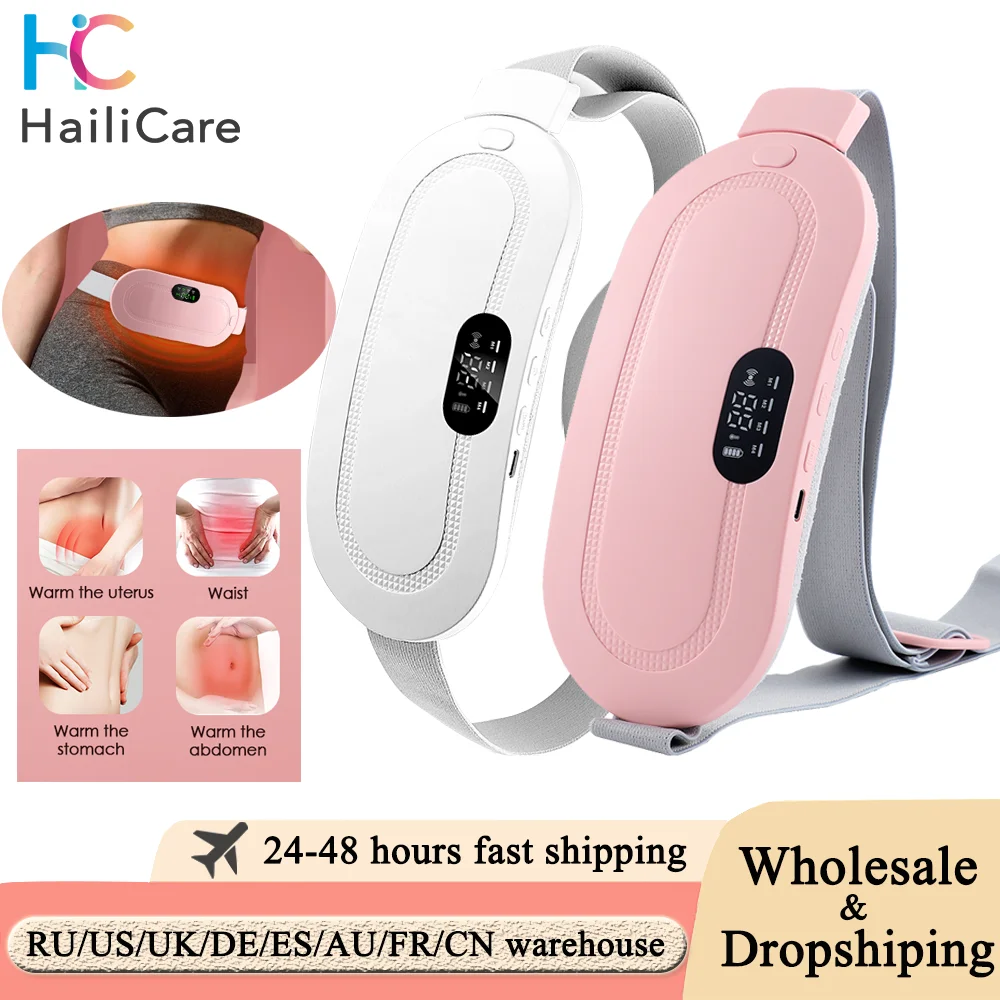 Lady Menstrual Heating Pad Warm Palace Belt Relieve Menstrual Pain Hot