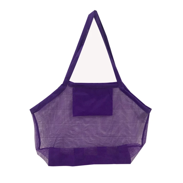 Purple beach bag L