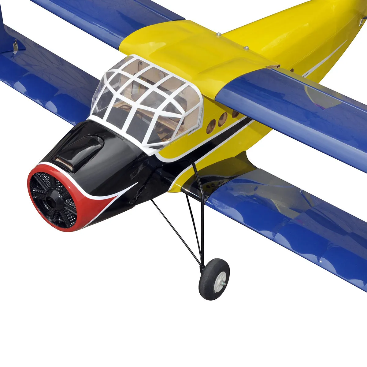 Zyhobby Biplane Model Airplane Transport Aircraft 1/11 Model Airplane Like Real Aircraft Yun-5 Empty Aircraft Balsa Wooden Shell 6