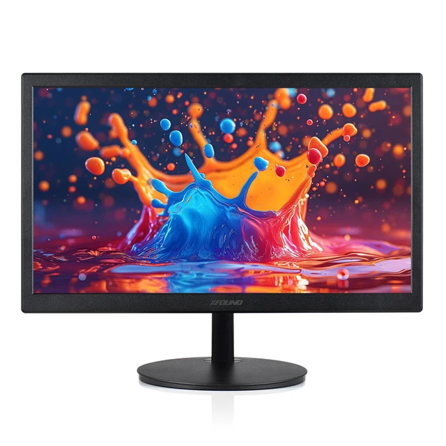 20 Inch LED Monitor Eye Care Ultra Thin Desktop Monitor with 1440x900 Resolution 1ms Response Time Compatible w/ VGA and HDMI
