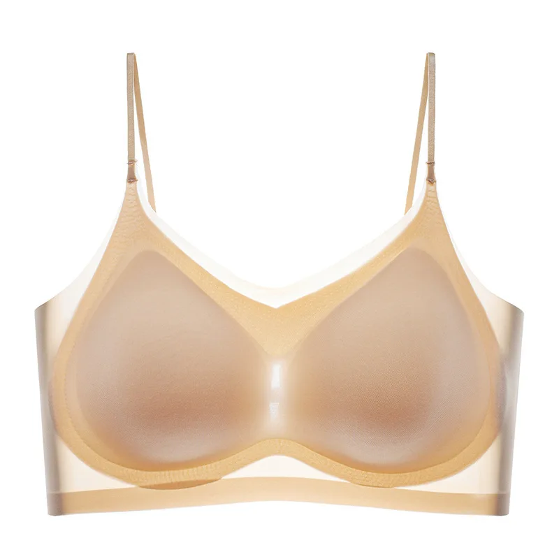 Ultra-Thin Ice Silk Seamless Women's Sleep Bra