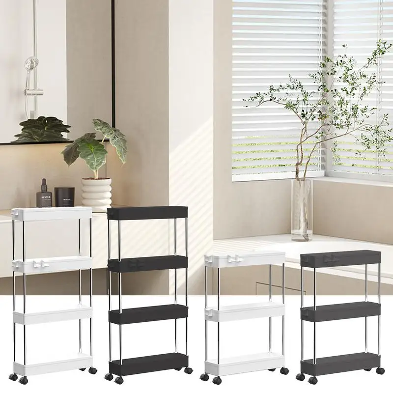 Portaoggetti Da Bagno Portaoggetti Da Pavimento Multistrato Wc Bagno Wc Gap Carrello Portaoggetti Scaffale Da Cucina Per Cucina