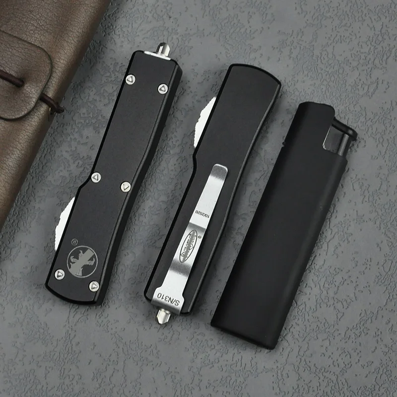Mini Micro OTF TechKnife UTX-70 UTX UT85 Series D2 Blade Camping Outdoor Self Defense Pocketknives CNC Aluminum Handle EDC Tools 2