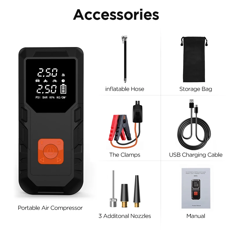 4-in-1 Jump Starter