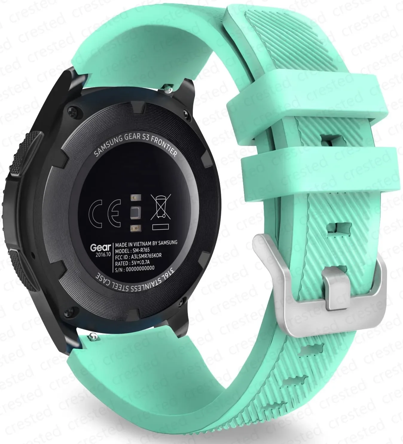 Soft Silicone Sport Strap - 22mm Bracelet