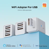 Tuya Smart Micro USB Adapter Switch WiFi Mini USB Power Adaptor 5V Works with Hey Google Alexa Alice for Home Automation