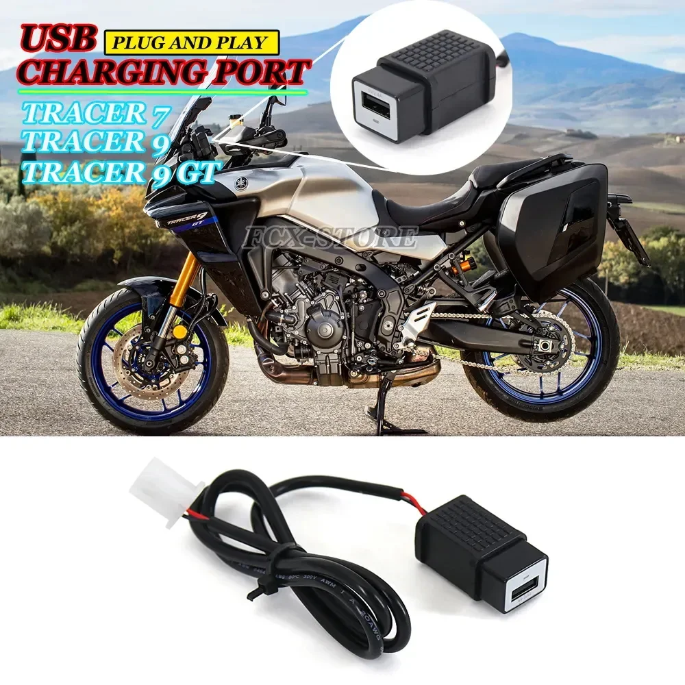 Per Yamaha Tracer 9 Gt Tracer 7 Usb Aocket Accessori Moto Porta Di Ricarica Usb Plug And Play 2023