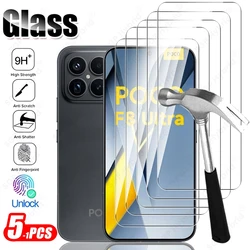 Kit de 5 protections d'écran en verre trempé 9H transparentes