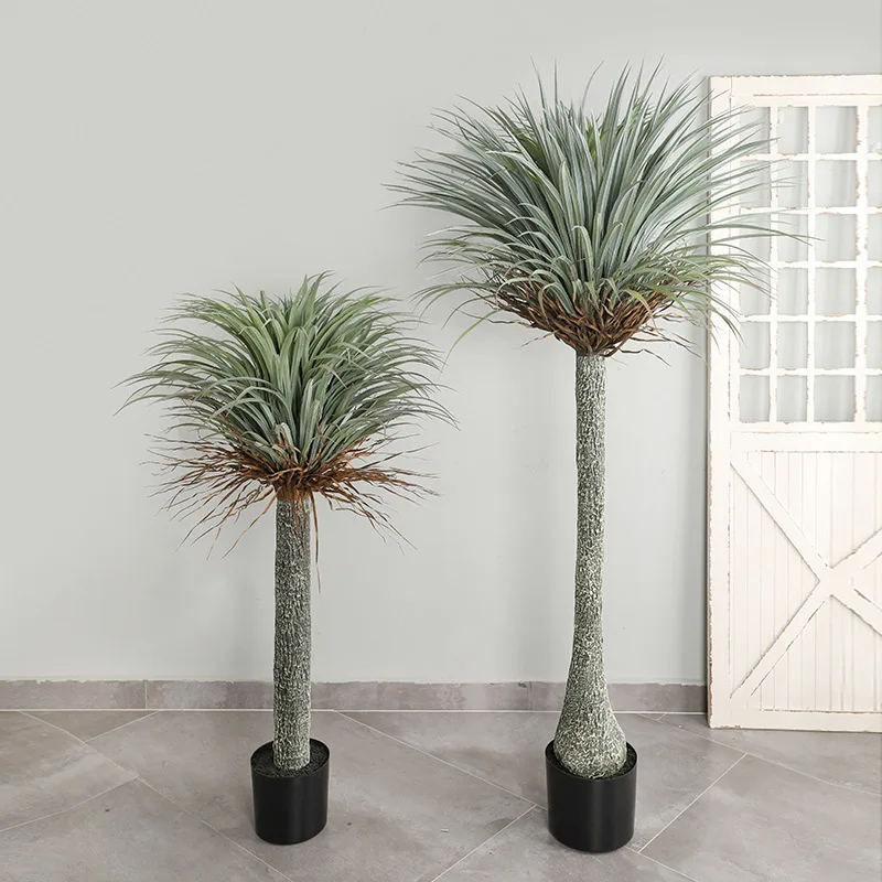 78Cm Yucca Albero Pianta Verde In Vaso Finta Seta Orchidea Albero Bonsai Centro Commerciale Decorazioni Per Finestre