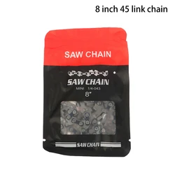 Versatile Metal Chainsaw Chain for Electric Saws and Wood Cutting (8inch 45 link chain)