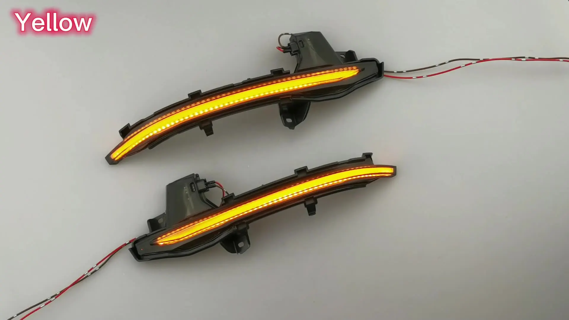 Knipperlicht Voor A7 S7 RS7 4G8 2010-2017 2X LED Dynamische Richtingaanwijzer Side Wing Achteruitkijkspiegel Sequentiële Indicator Richtingaanwijzer Lamp(Yellow Blue