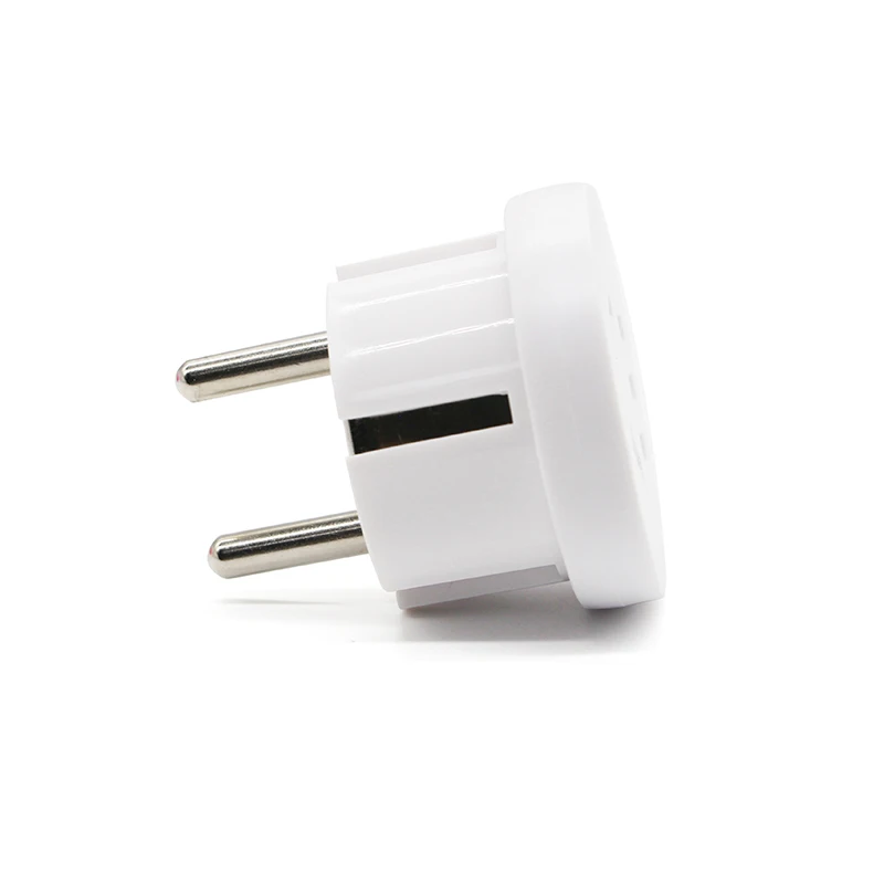 AU US To EU Plug Travel Adapter American Australian To European France Socket White AC Converter Wall Charger Adaptor for Europe