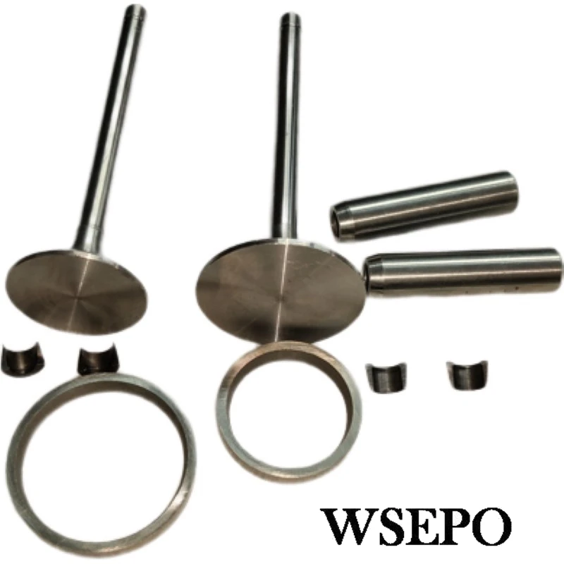 Válvulas assentos guias e kit retentor (conjunto